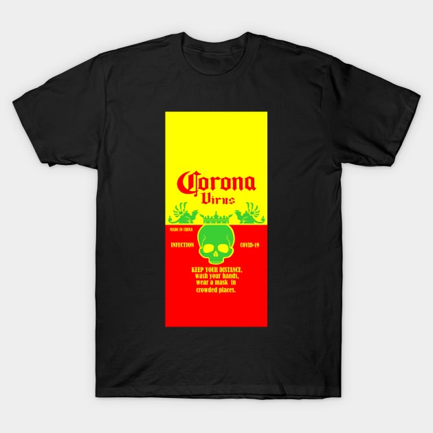 coronavirus T-Shirt by Dimedrolisimys